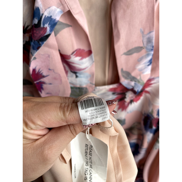 Yumi Kim Women's Forget Me Not Blush Reminisce Midi Dress Size Large NEW - Picture 8 of 8